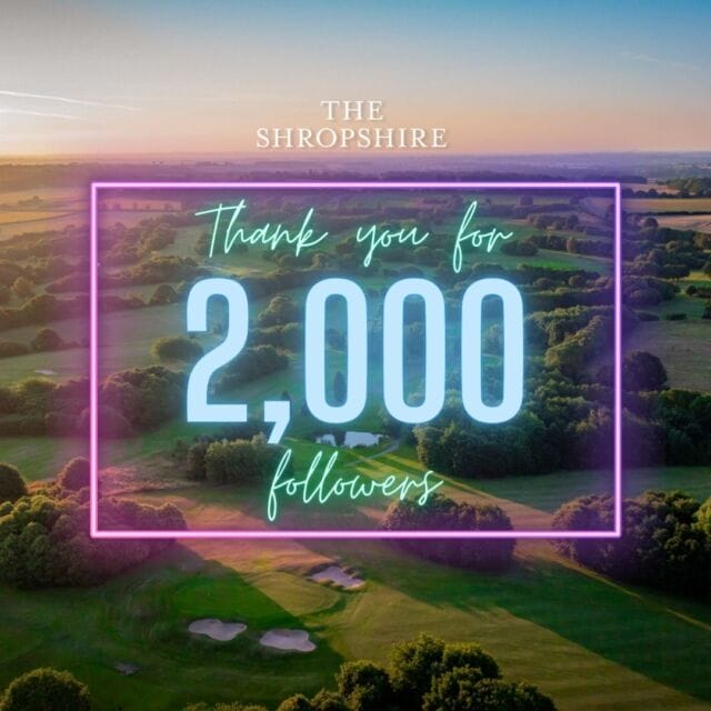 2️⃣0️⃣0️⃣0️⃣!!!!!
Thank you to each and every one of our 2000 followers!!! 
You are all awesome !
#theshropshire #2000followers