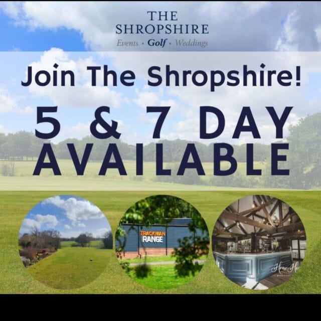 ⛳️The Golf Season Is Here!!!!

Time to get back into the SWING of it and make golf PARt of your everyday with a membership at The Shropshire!
There is no FAIRWAY to put it other than, you need to join! 

Keep an EAGLE eye on the amazing 5 and 7 day pricing and enjoy
🏌️‍♀️ Our 27 hole course
🏌️ Academy course (currently being renovated to make it better!)
🏌️‍♀️ 10% off food and drink 
🏌️ Trackman credit 
🏌️‍♀️ Competitions and an official handicap 

This is just a few reasons why you need to join Shropshire’s Number 1, you will have a BALL, we guaranTEE! (sorry cant help the golf jokes!

To find the right membership for you, call 01952 677800 or email events@theshropshire.co.uk 

#theshropshire #golfmembership #golfclub #golfer #golfmembership #shropshiregolf #shropshiregolfclub #shropshiregolfcourse #telfordgolfclub