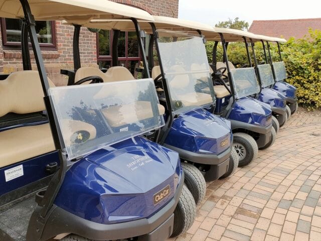☀️🌷The sun is shining and it feels like Spring has finally arrived this week!
Our buggies are happy to be out and in use again after a long Winter away!
Have you booked your golf days for this Summer yet? 
Get in touch with the Sales team to book your society, client day, get together with friends, stag do or team building event from just £32.50 per person and groups of 12 or more get a free place for the organiser! 
📞 01952 677800
💻 events@theshropshire.co.uk
#theshropshire #golfday #golfclub #golfcourse #society #golfsociety #teambuildingactivity #stagdo #golfers #shropshiregolf